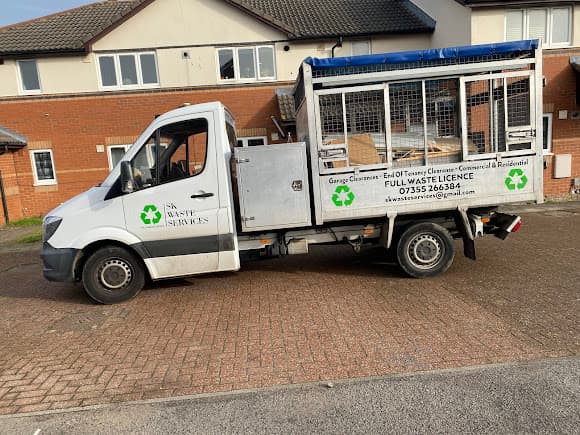 SK Waste Services branded truck