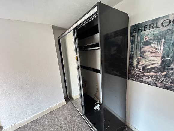 Wardrobe ready for removal